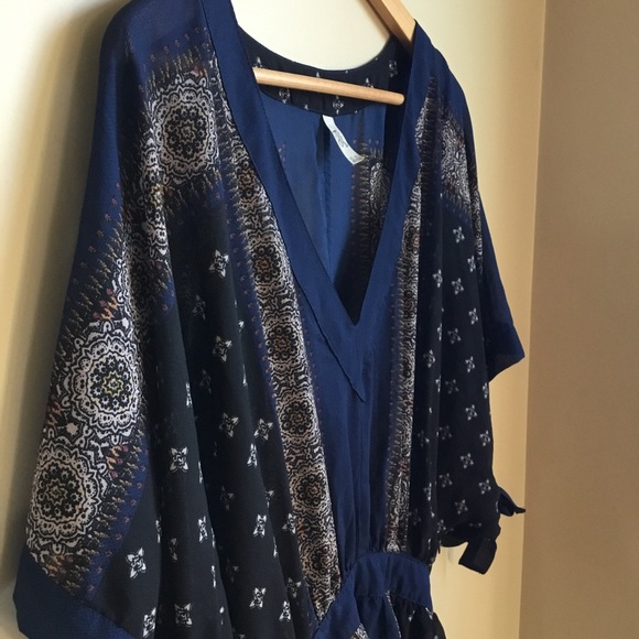 Free People Santana Cruz Sheer Overlay Mini Dress - Picture 9 of 10